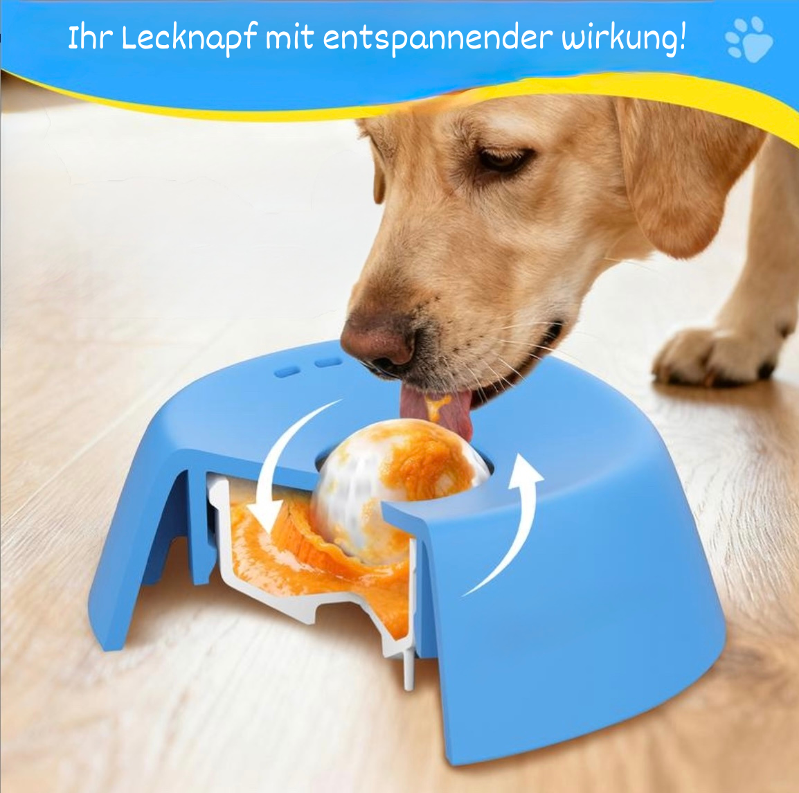 Beruhigender Lecknapf