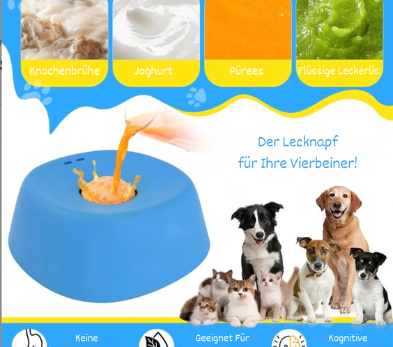 Beruhigender Lecknapf